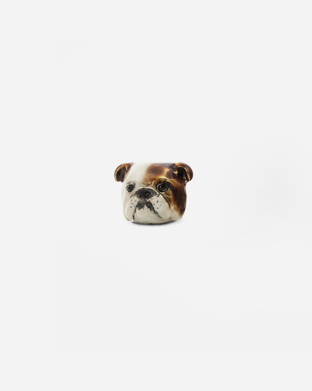 OHRRING ENGLISCHE BULLDOGGE / EMAILLE