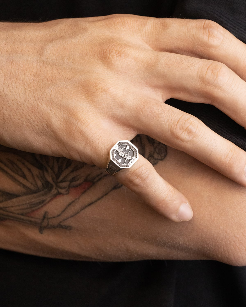 JUDGEMENT TAROT CARD SIGNET RING
