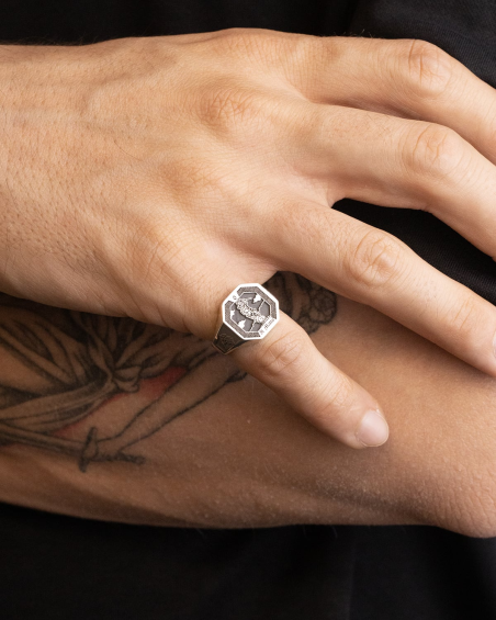 JUDGEMENT TAROT CARD SIGNET RING