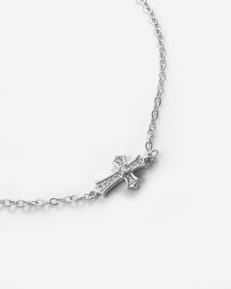 ARMBAND GOTISCHES KREUZ MIT BRILLANTEN
