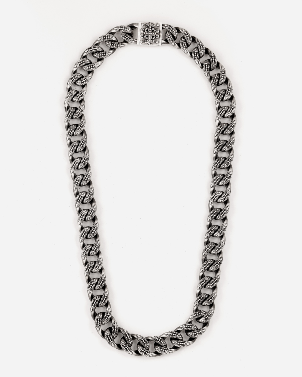 COLLANA GRUMETTA CON TEXTURE GOTICA...