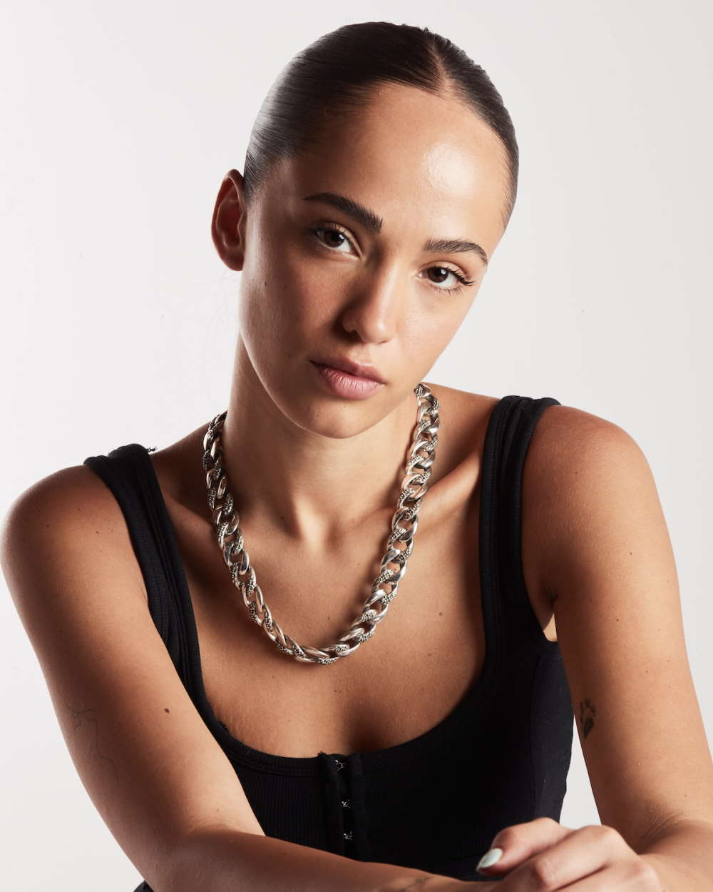 COLLIER GOURMETTE AVEC TEXTURE...