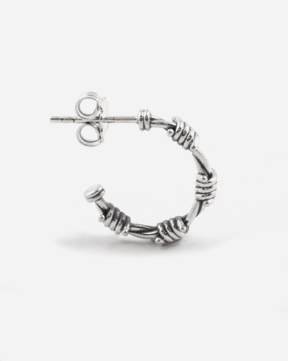 OHRRING CREOLE STACHELDRAHT MINI