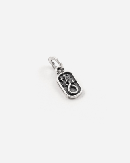 CIONDOLO MINI CHARM TAROT IL MATTO IN ARGENTO
