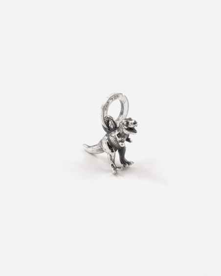 MINI CHARM COLGANTE DINOSAURIO DE PLATA