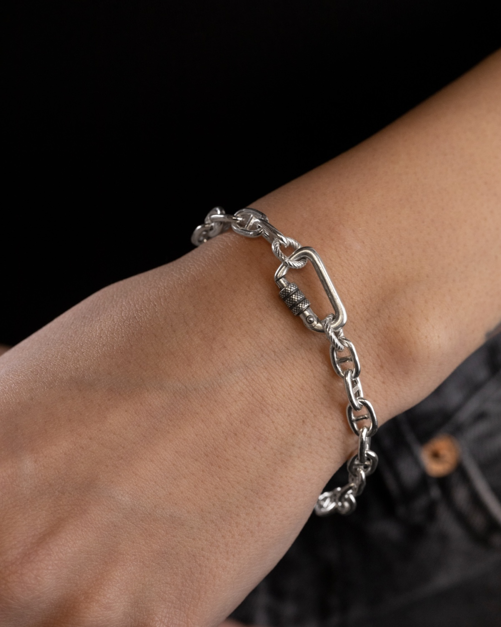 BRACCIALE TRAVERSINO 150 IN ARGENTO...
