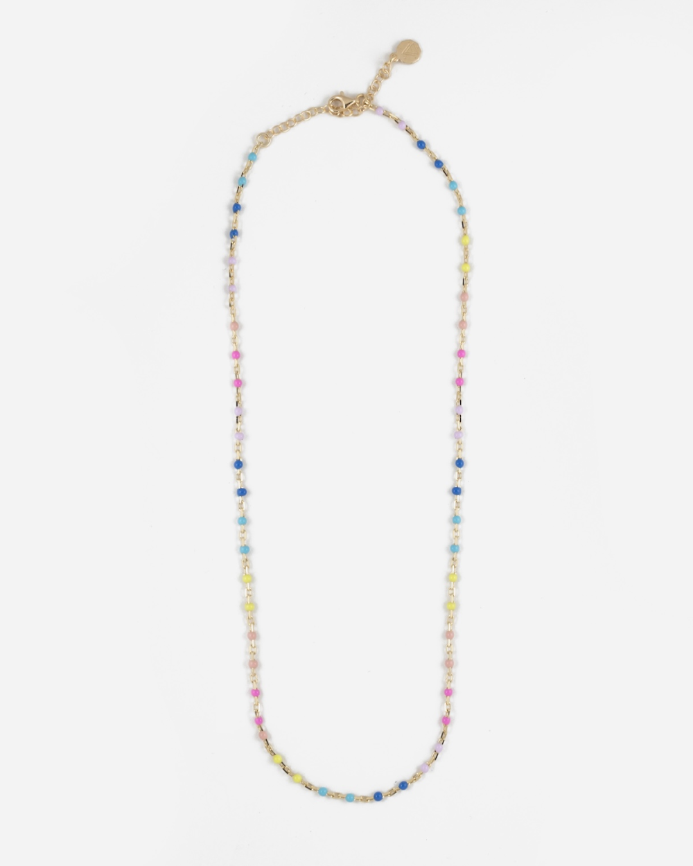 COLLAR GRANDE DE ESMALTE MULTICOLOR...