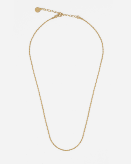 MINI GOLD PLATED ROPE CHAIN NECKLACE