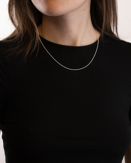 MINI ROPE-KETTE AUS SILBER