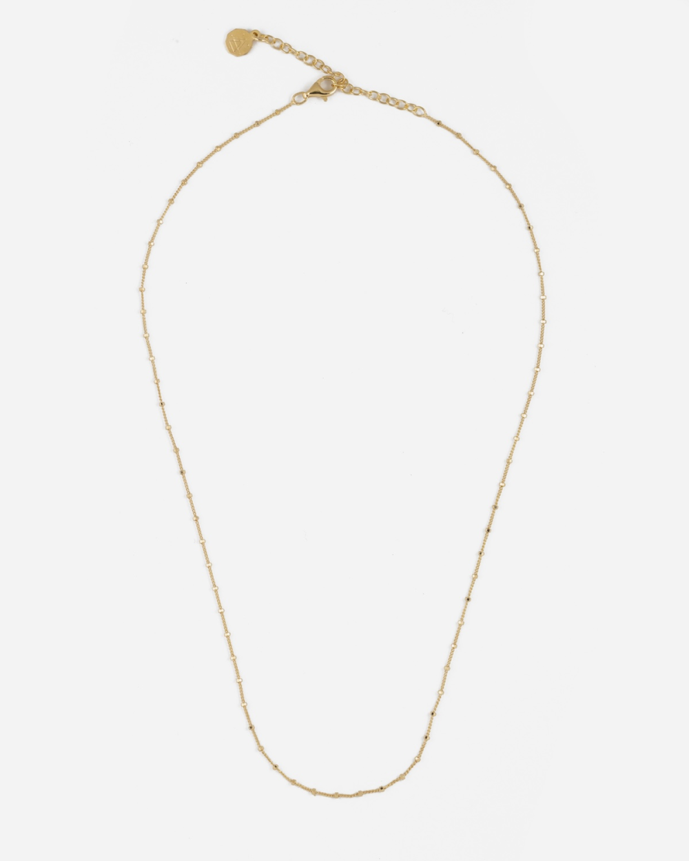 GOLD PLATED CURB CHAIN NECKLACE WITH...