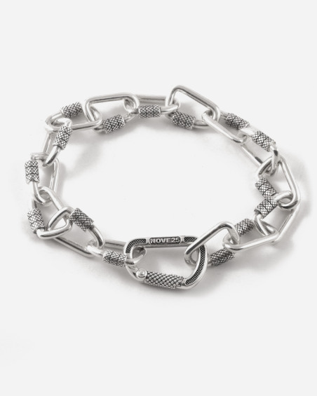 BRACELET CHAÎNE MOUSQUETONS
