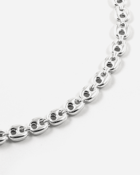 BRACELET CHAÎNE MARINE BOLD EN ARGENT