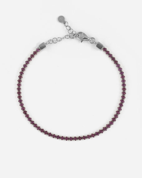 PULSERA TENNIS DE PLATA CON...