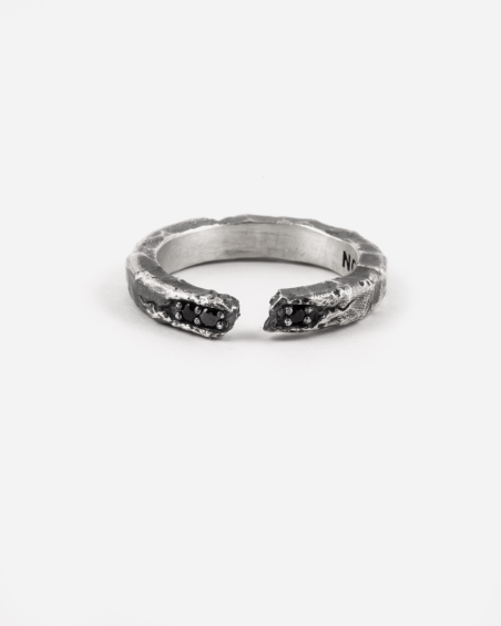 MATERIC OPEN FINE RING WITH STONES