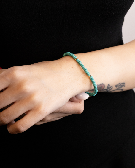 GOLD PLATED LAKE BRACELET 2