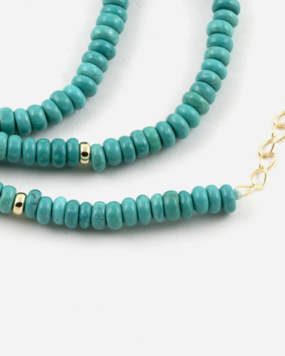 GOLD PLATED LAKE NECKLACE