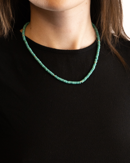 GOLD PLATED LAKE NECKLACE 2