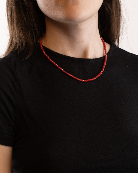 GOLD PLATED EARTH NECKLACE 2