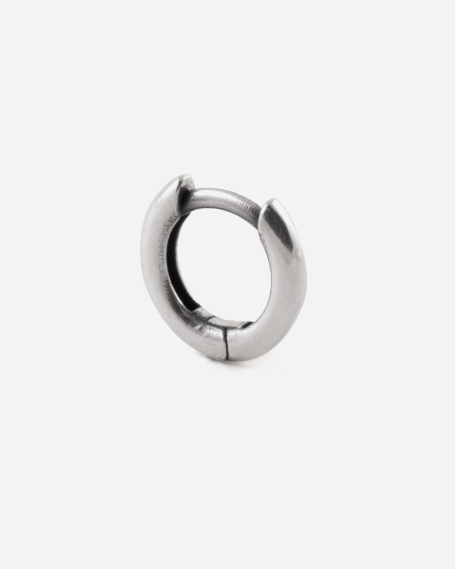 HOOP EARRING WITH SNAP CLOSURE